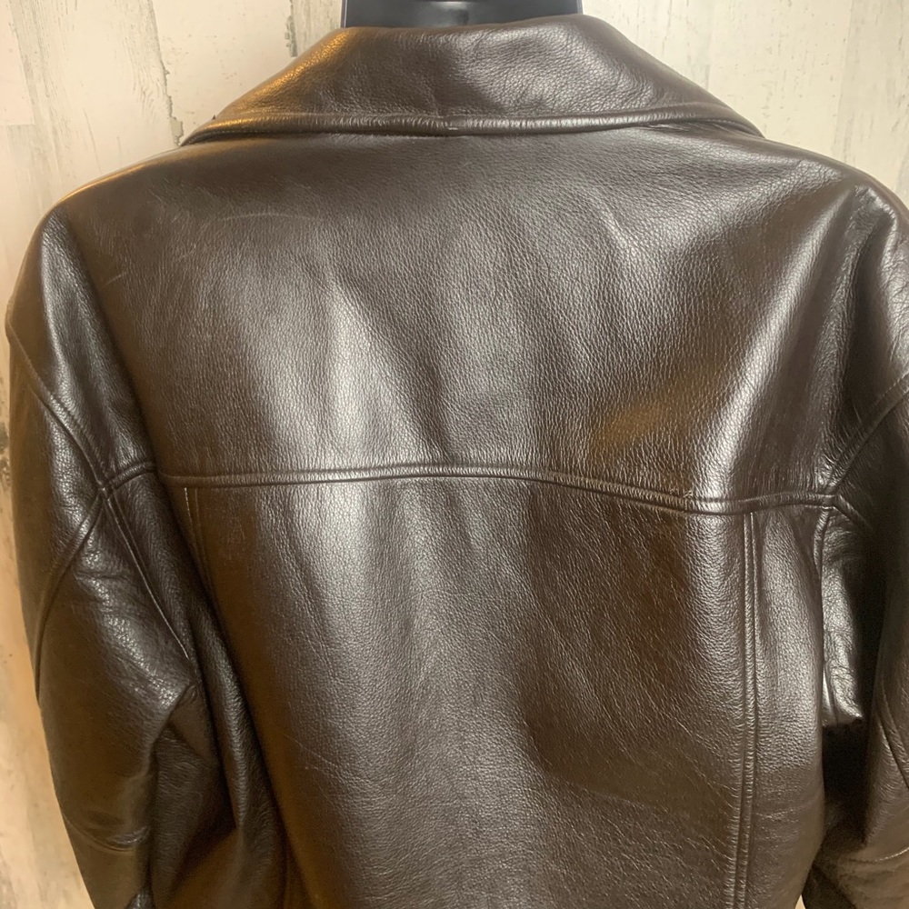 Le Collezioni Structure Leather Jacket - image 5